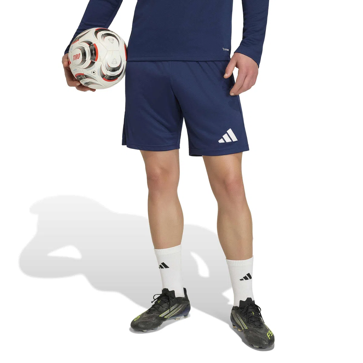 adidas Hombre Entrada26 Training Shorts, Team Navy Blue 2/White, M