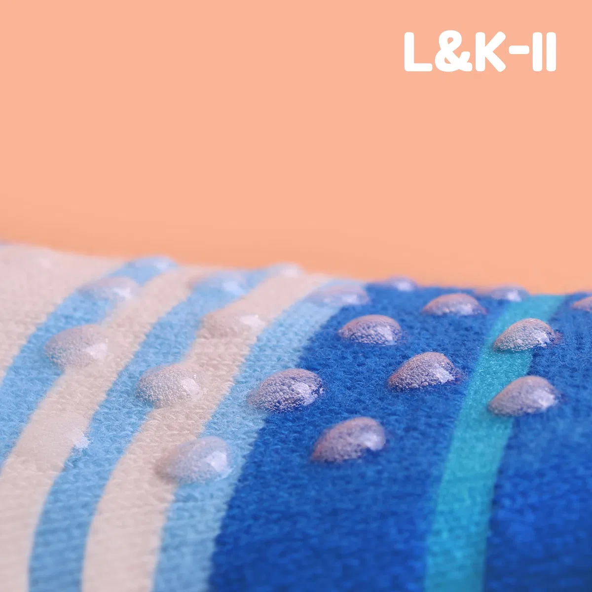 L&K-II Pack de 3 medias para gatear para bebé, niña, niño, con suela de ABS, antideslizantes, diseño de león 2731