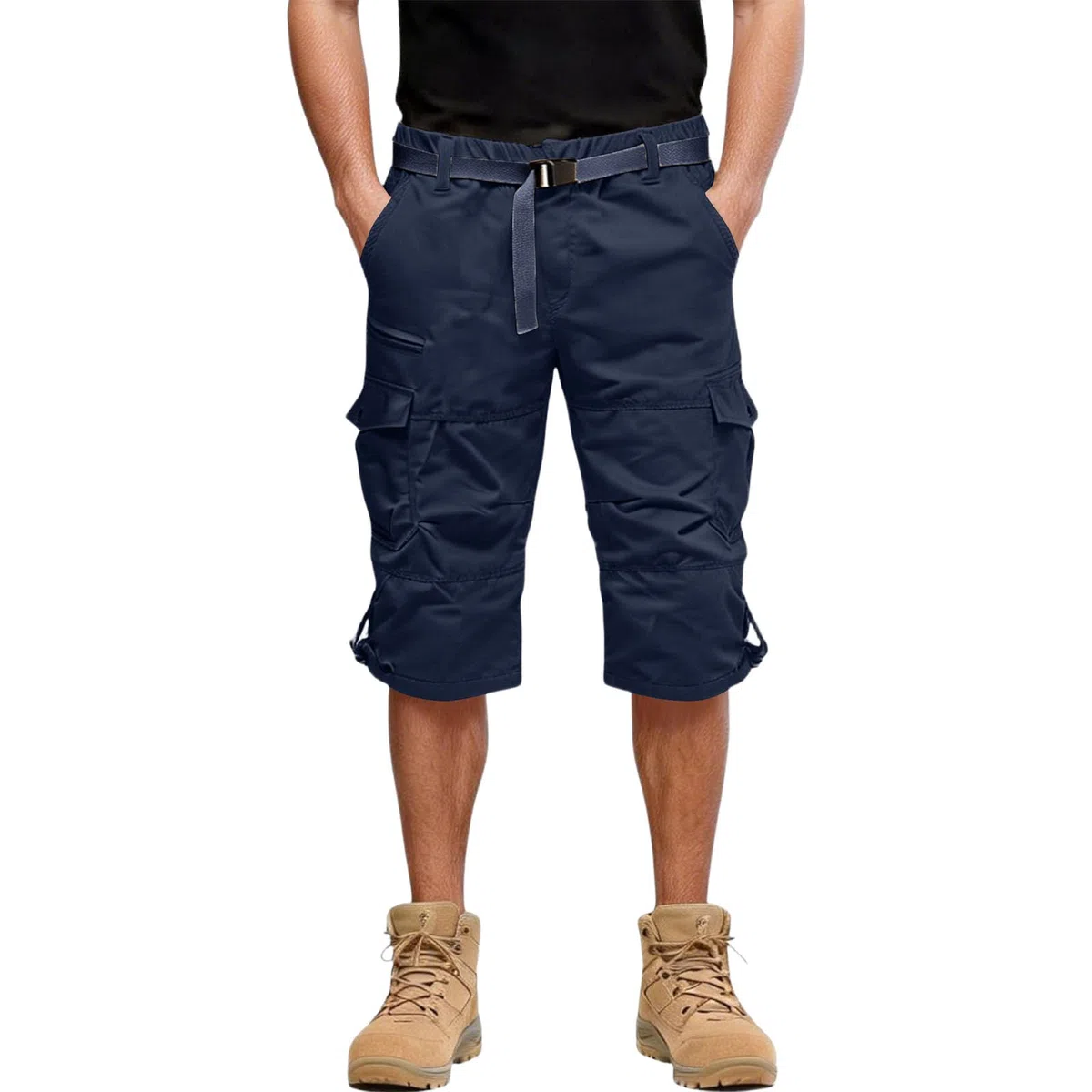 Genérico Pantalones Cortos Hombre con Bolsillos Casual Chandal Chinos Trekking Short Pantalones Cortos Hombre Trabajo Tallas Grandes Bermudas Deportiva Ropa