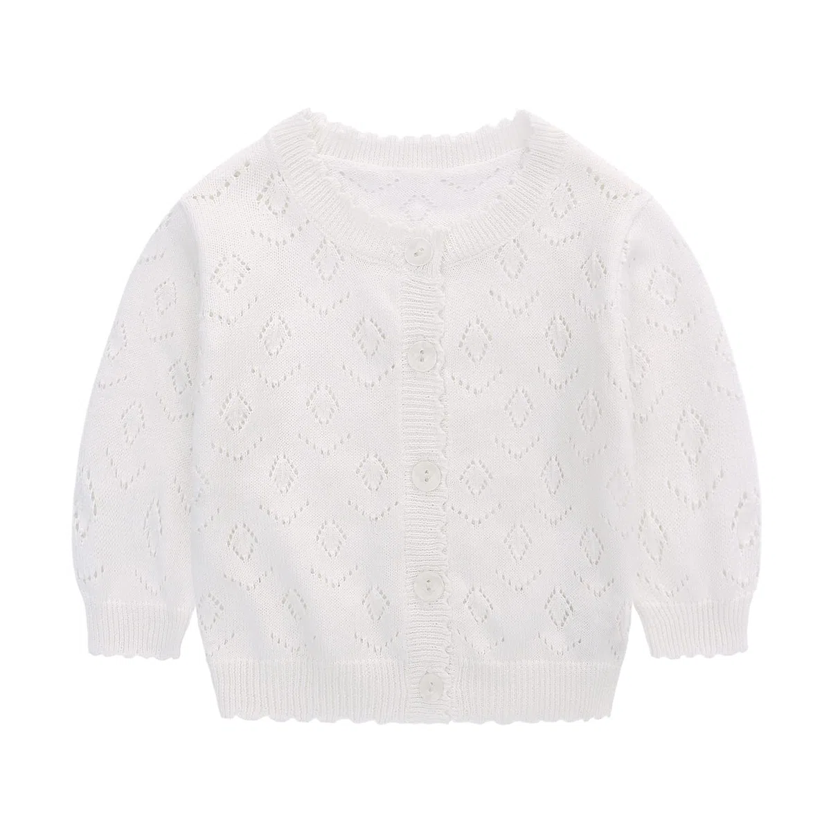famuka bebé niña Ropa de Punto suéter Cardigan Chaqueta suéter Primavera el Verano otoñoropa de bebé