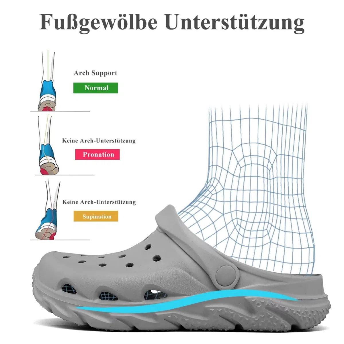 Zuecos de jardín para Hombre y Mujer, Zapatillas de Verano para Playa, Piscina, jardín, Ligeros, de Goma