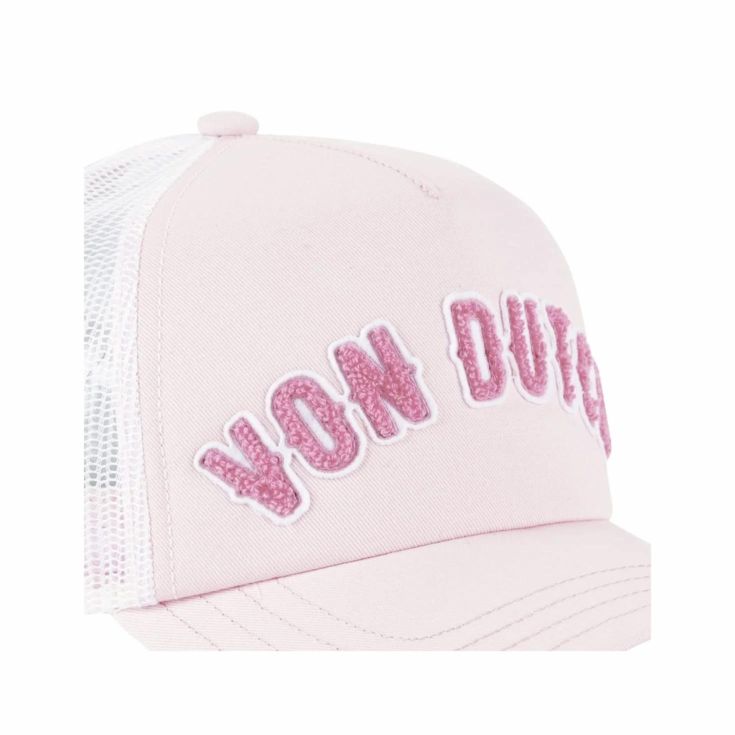 Von Dutch Gorra para Hombre y Mujer, Gorra Trucker Ajustable, Rosa, Talla única