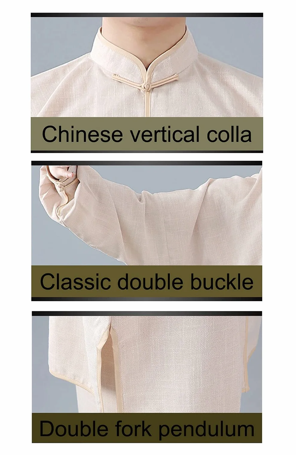 FUYUFU Algodón y Lino Traje de Tai Chi Unisex Ropa de Artes Marciales Kung-fu Disfraz para Hombre y Mujer (un Conjunto) (Rosa, M)
