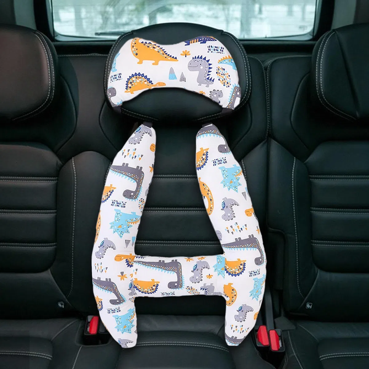 Soporte de cabeza para para coche infantil, almohada de viaje para asiento de coche, forma H, almohada de descanso, soporte de para coche, almohada de coche para niños