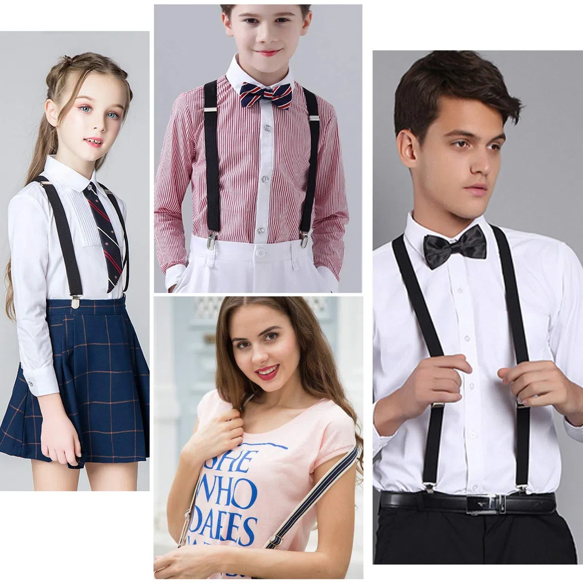 Tirantes para hombre, estilo Y, resistentes, ajustables, elásticos, talla única, para adultos y niños