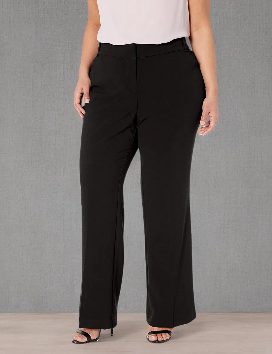 Briggs New York Flare Leg Pant (Also Available In Plus) - Pantalones de Vestir Mujer