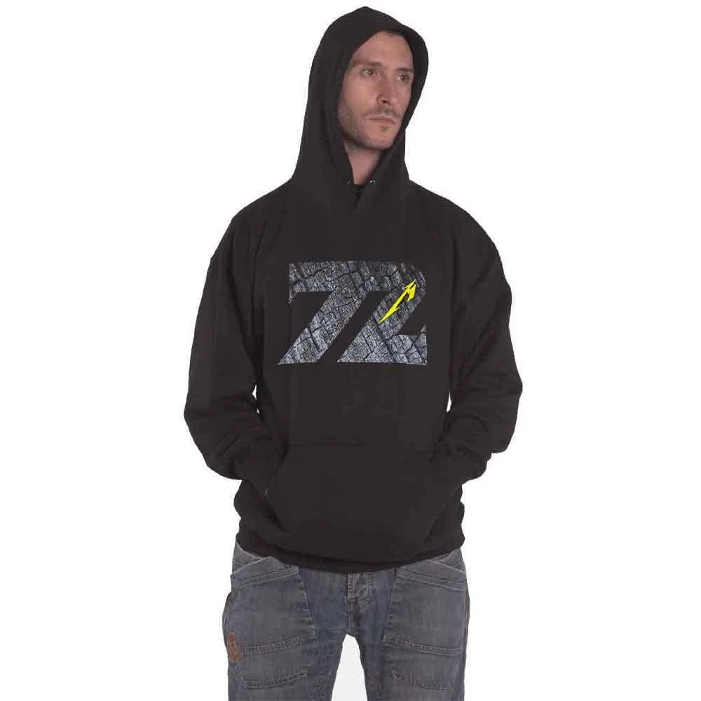 Rock Off Officially Licensed Products Metallica 72 Seasons Charred Logo Camiseta Hombre (Pack de 1)