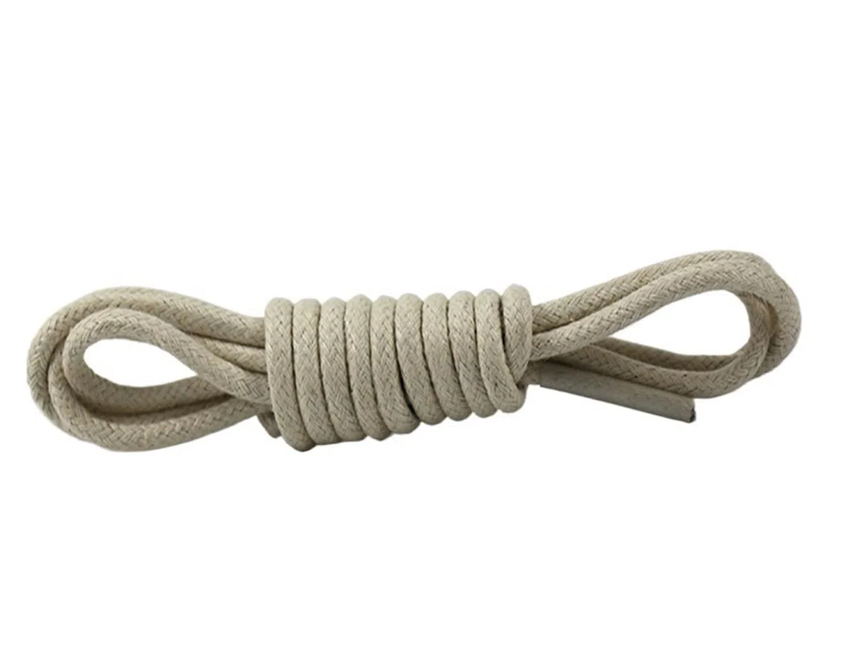 Cordones de zapatos planos, 1 par de cordones de cuero, cordones encerados de algodón, cordones de cuero redondos for zapatos, botas, cordones de zapatos unisex