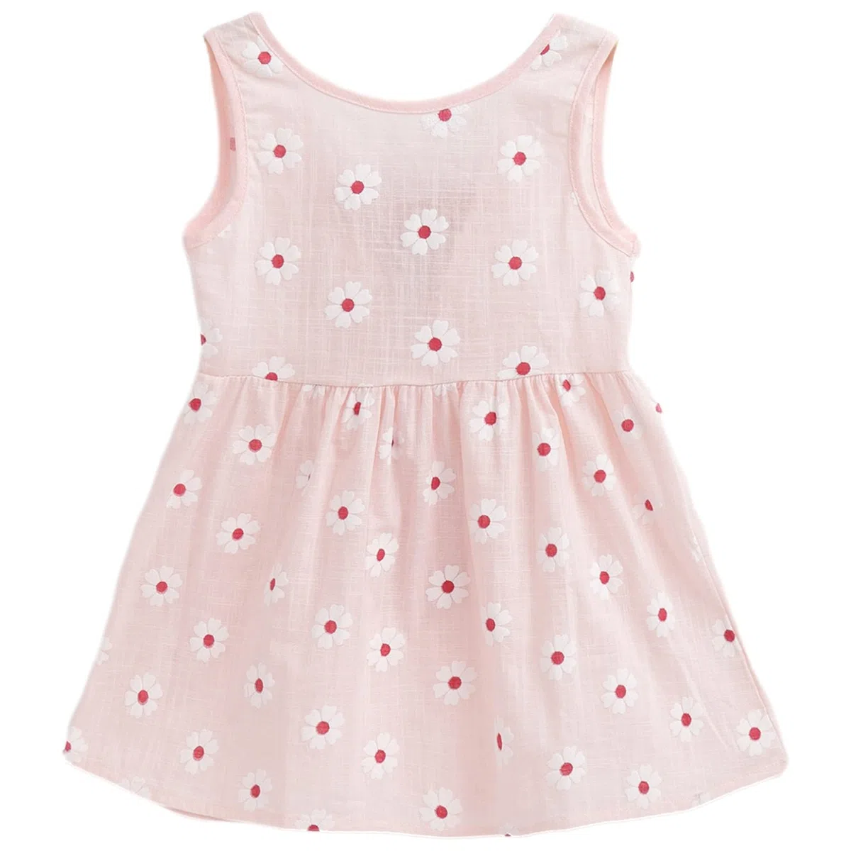 amropi Bebé Niñas Margarita Vestido Algodón Manga con Volantes Casual Verano de Vestido 0-5 años