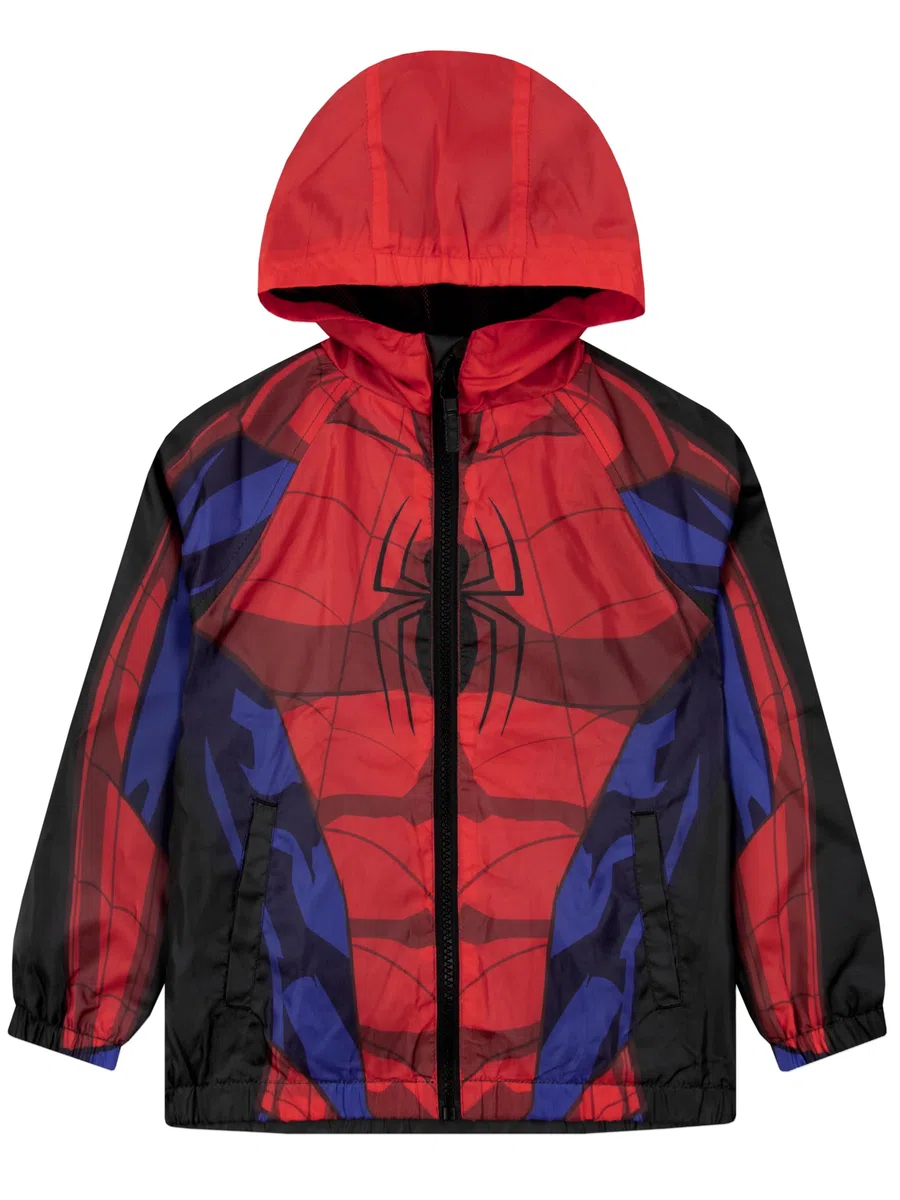 Marvel Chaqueta Spiderman, Chubasquero Niño De Superhéroe, Chaqueta Impermeable Niño Spider Man, Ropa Impermeable De Ninos