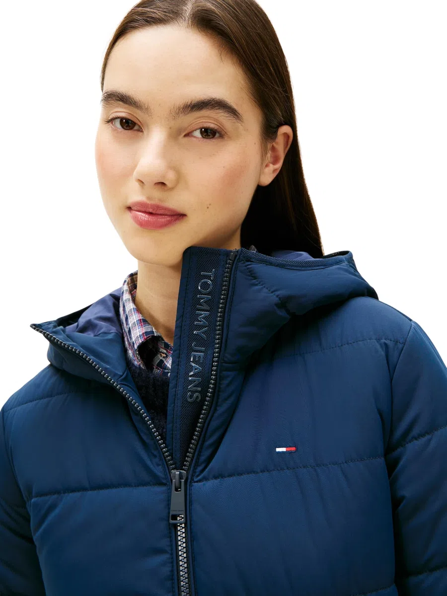 Tommy Jeans Cazadora acolchada Mujer Hooded con cremallera