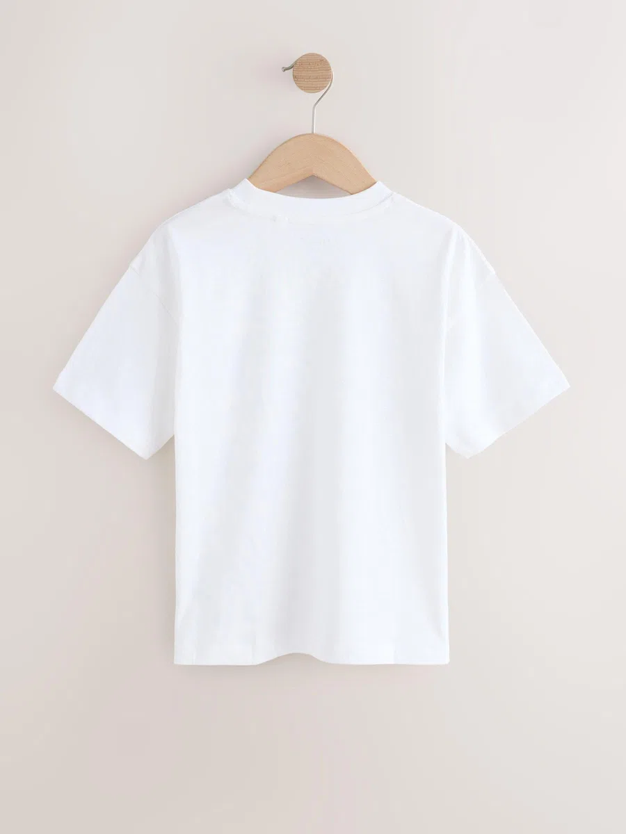 NEXT Niños Pack de 8 Camisetas de Manga Corta de Corte Holgado
