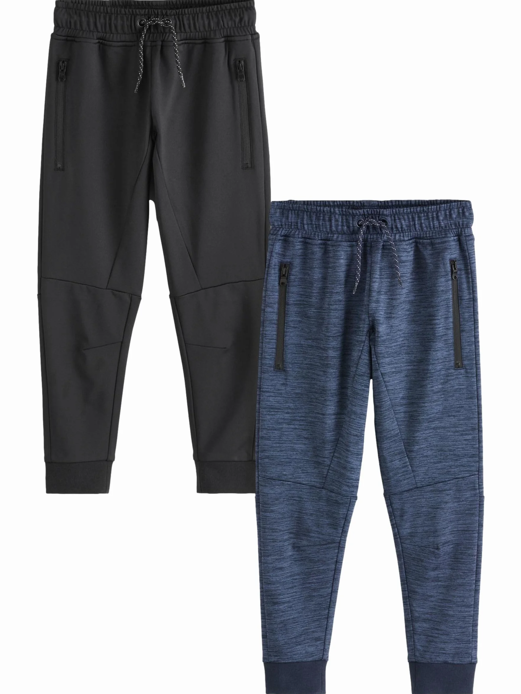 NEXT Niños Pack de 2 Pantalones Deportivos de chándal de Corte Slim