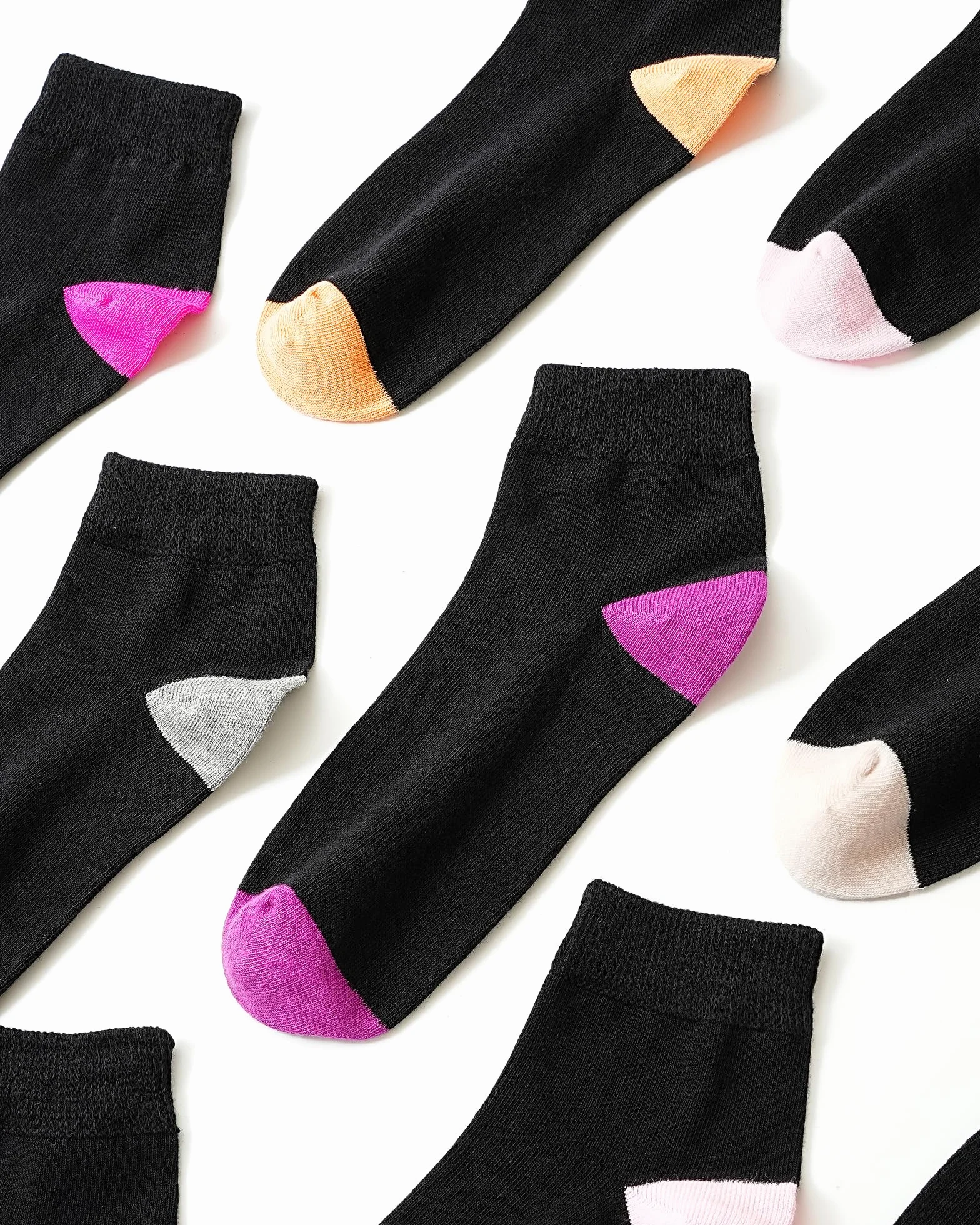 Jeasona 10 Pares Calcetines Diabeticos Mujer sin Goma Pie Diabetico Calcetines sin Costuras Mujer Tobilleros Cortos Algodon Diabetes Accesorios