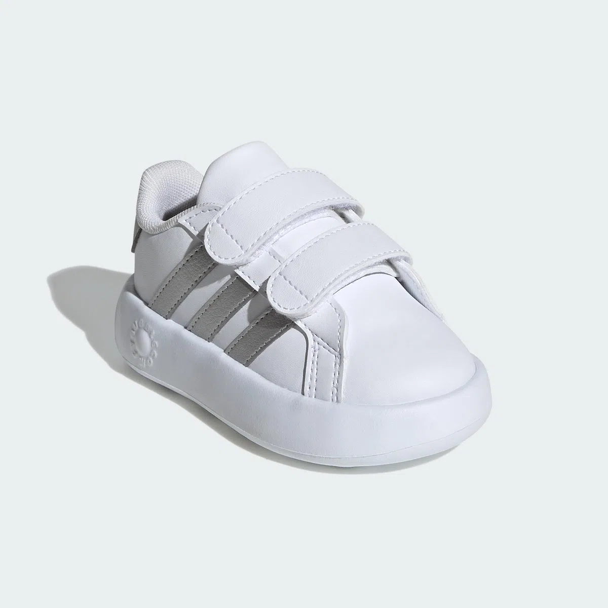 adidas Grand Court 2.0 Shoes Kids, Zapatillas de Tenis Unisex bebé, FTWR White Matte Silver FTWR White, 22 EU