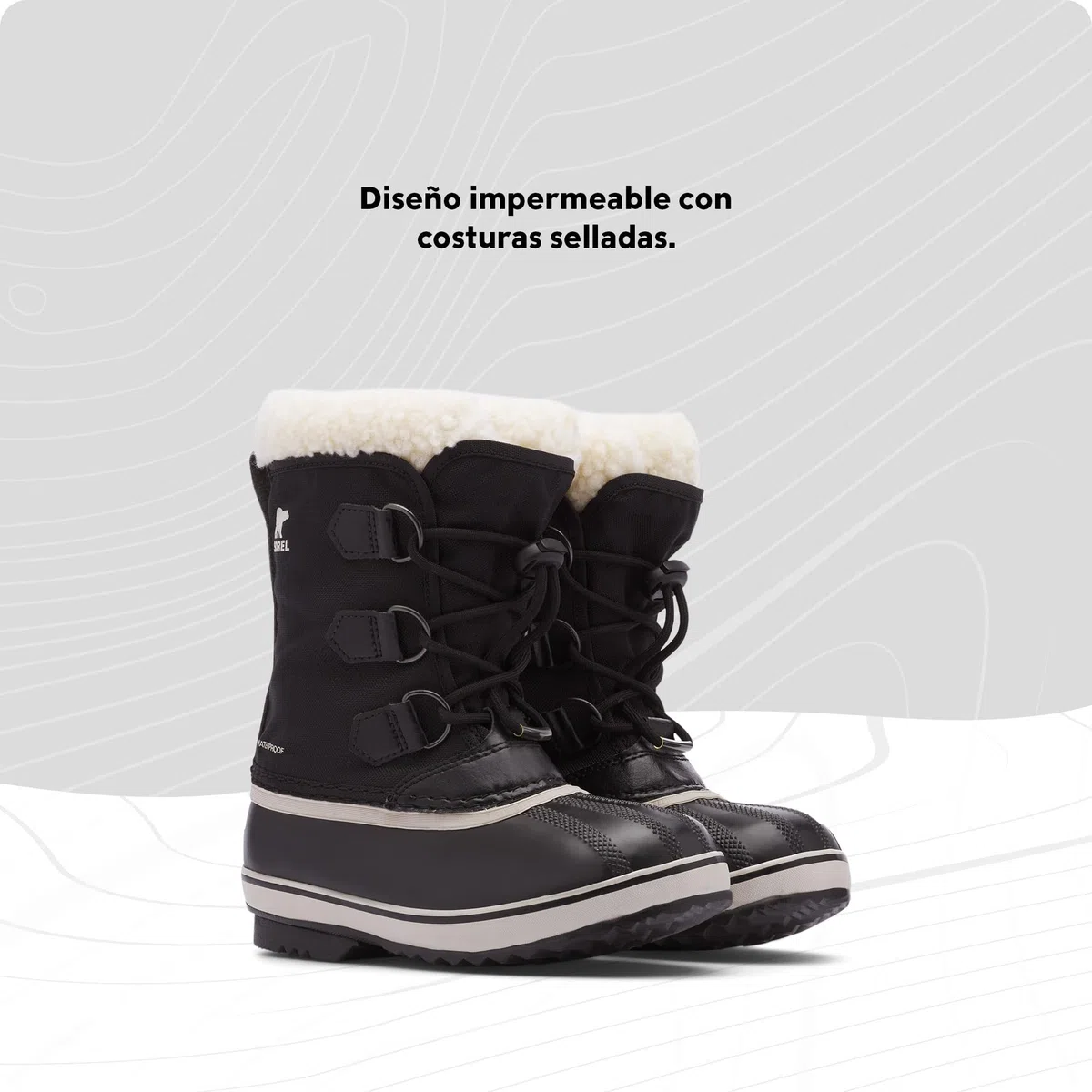 Sorel Yoot Pac Nylon Wp Botas de nieve impermeablesUnisex niños