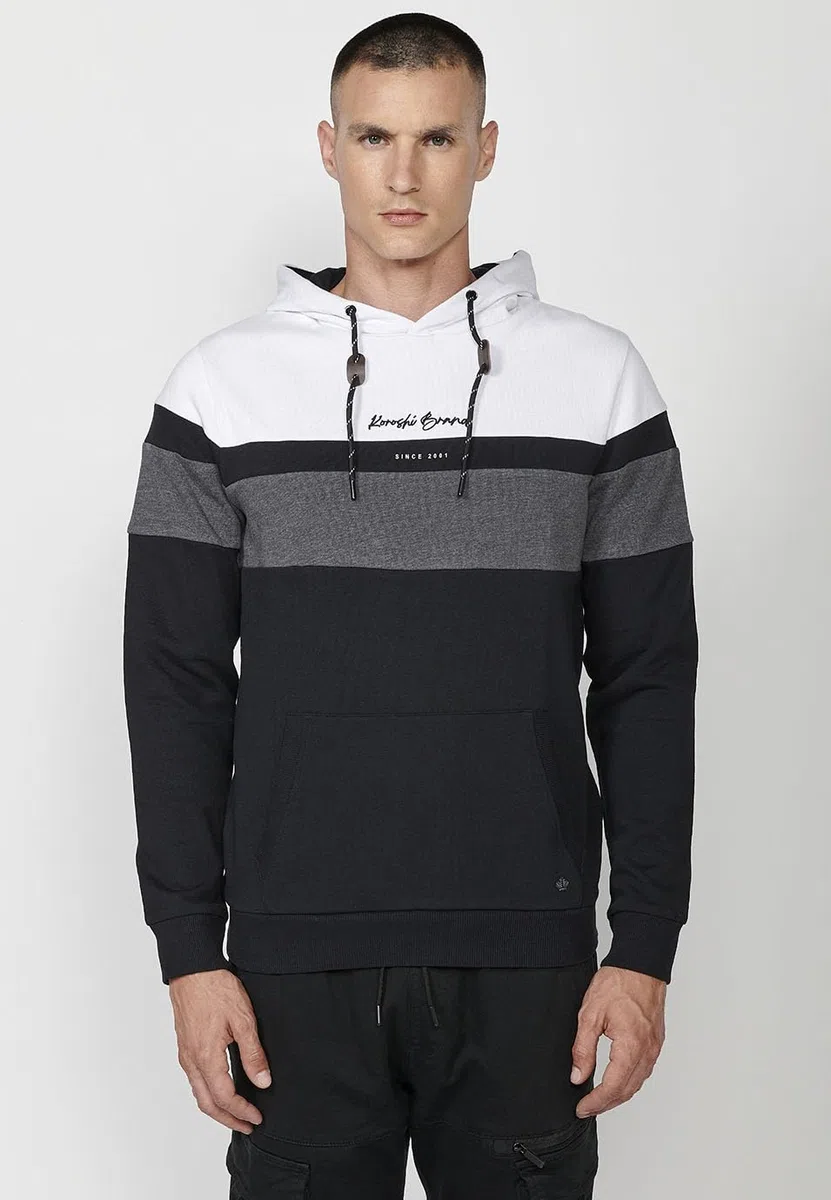 Koroshi Sudadera manga larga con capucha hombre