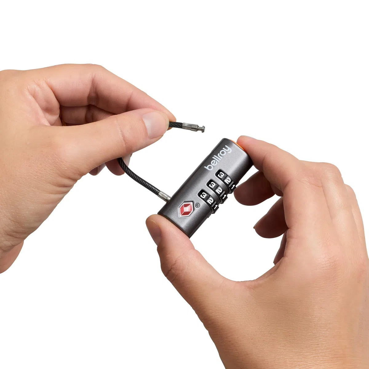 Bellroy Travel Lock Duo (Set de 2 Candados para equipaje TSA con combinación y ajuste flexible) - Graphite