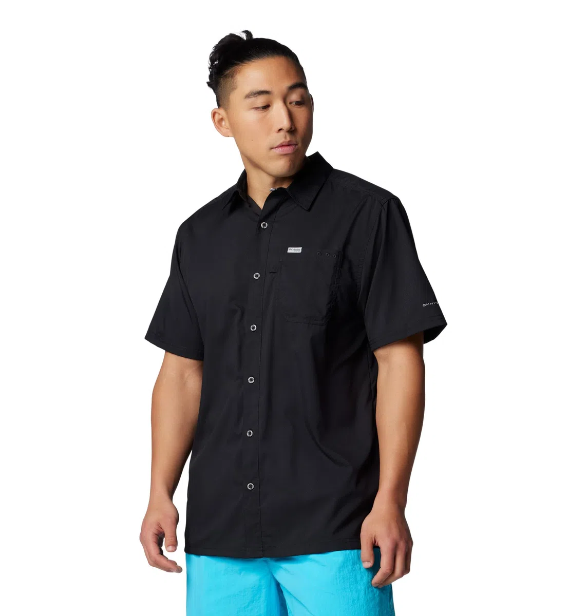 Columbia PFG Slack Tide Camp Shirt, Camisa De Manga Corta para Senderismo Y Trekking para Hombre