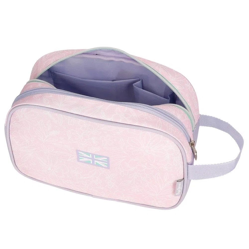 Pepe Jeans Renata Estuche Escolar, Neceser, Tamaño Ideal para llevarlo en la Mochila. De Joumma Bags