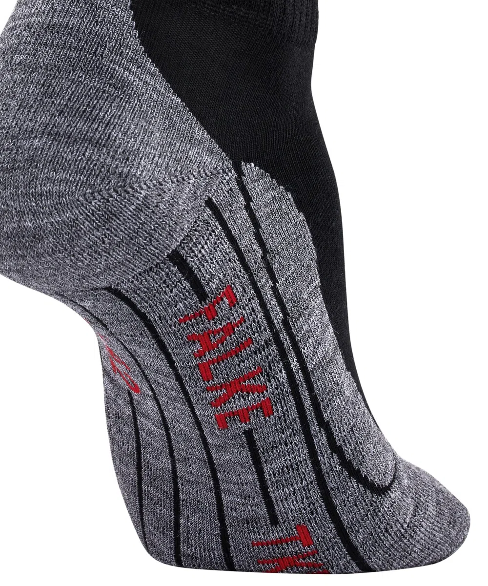 FALKE mujer TK5 Short calcetines para senderismo amortiguación ligera antiampollas transpirable secado rápido regulación del clima antiolores lana hilo funcional 1 par