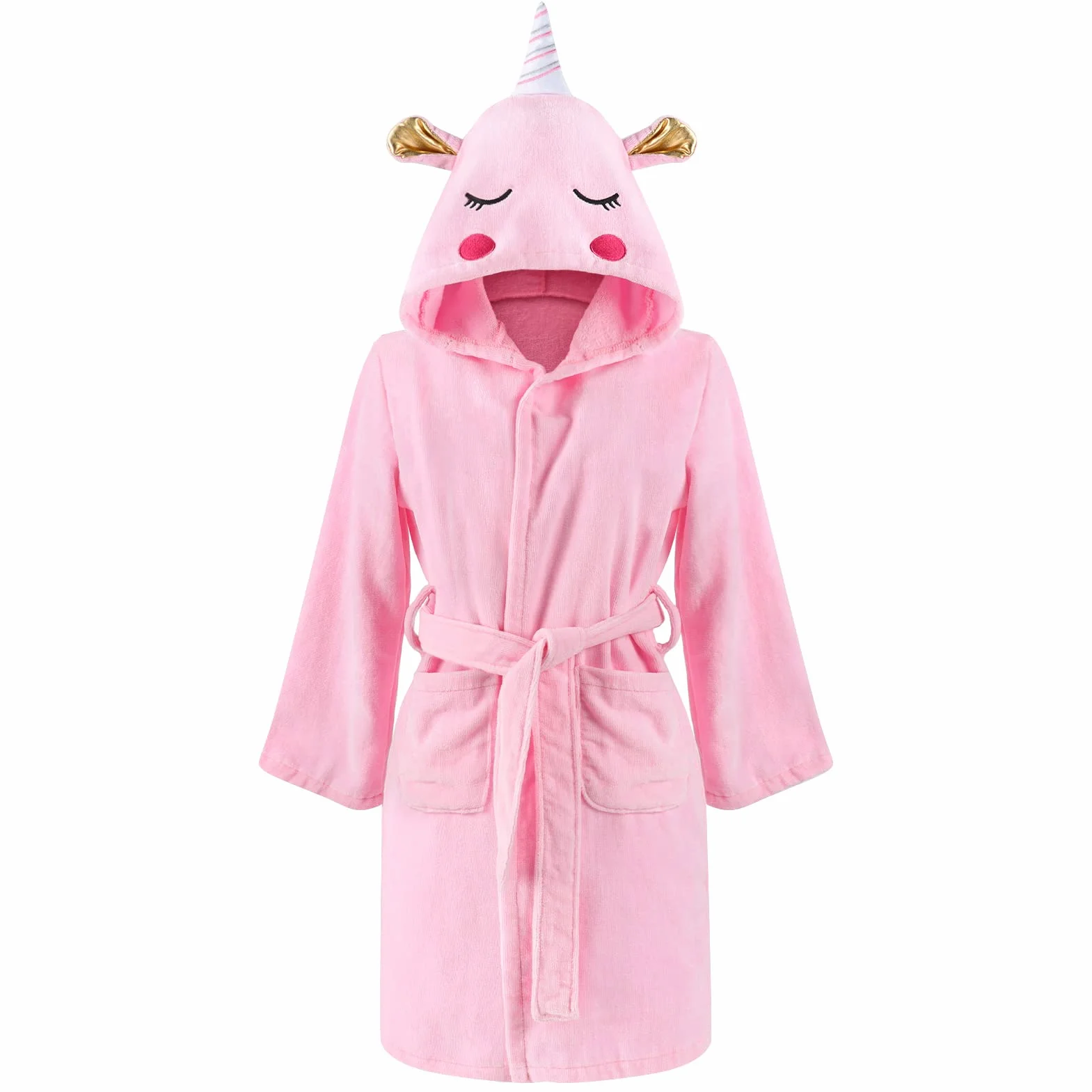 WYTbaby Albornoz Niño Pijama Manta Bebe Con Capucha Algodón Suaves y Ultra Absorbentes Bata Bebe Para Niño y Niña