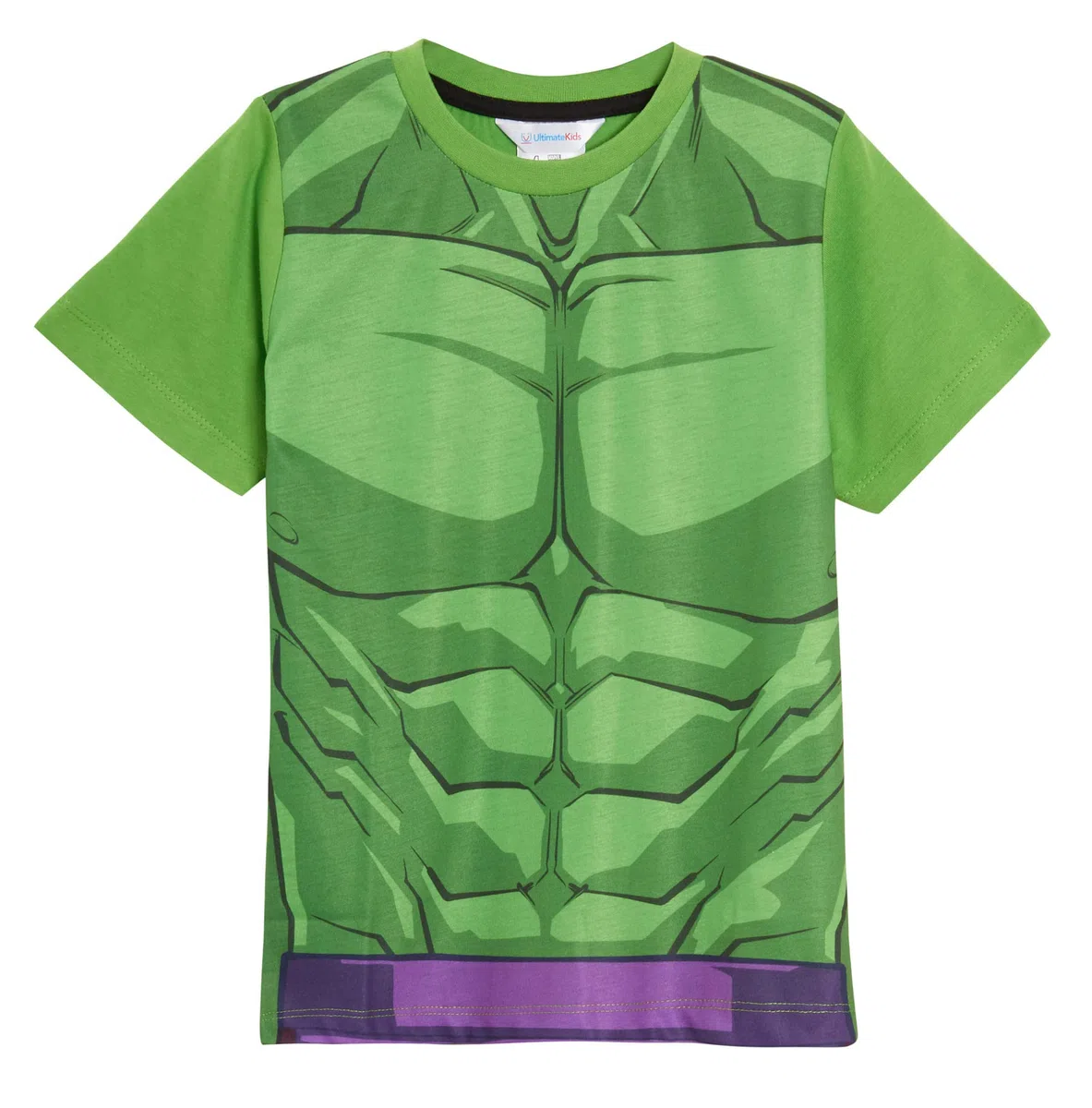 Marvel Pack de 3 Camisetas Avengers para niños, Hulk, Iron Man, Capitán América, Tops de Disfraz para niños, Camisetas de Manga Corta