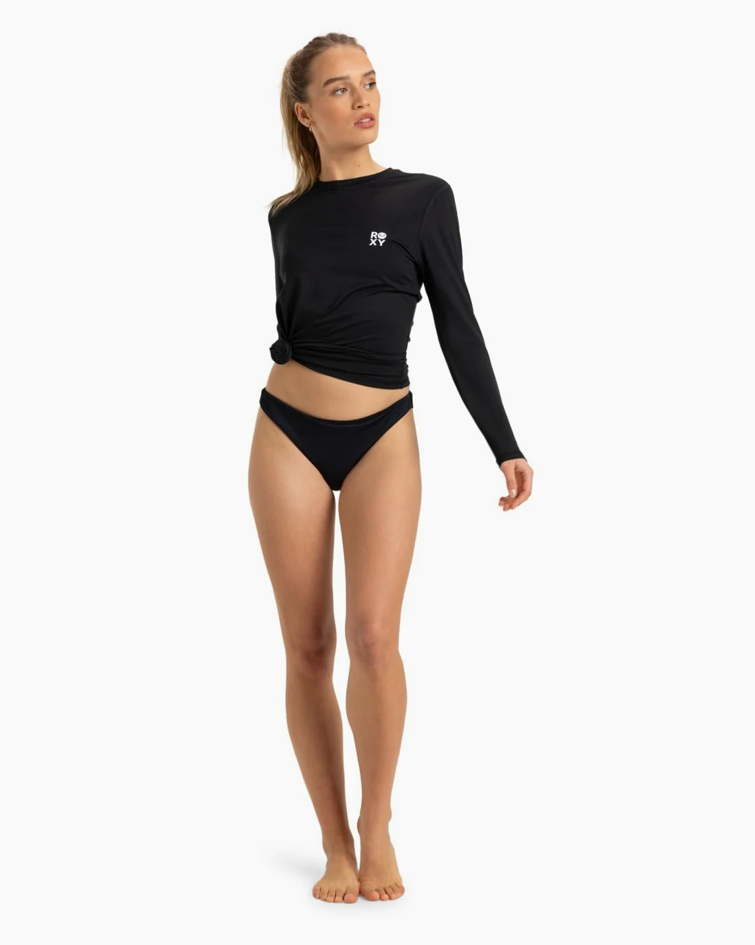 Roxy Happy Waves LS Surf tee Camiseta Mujer (Pack de 1)