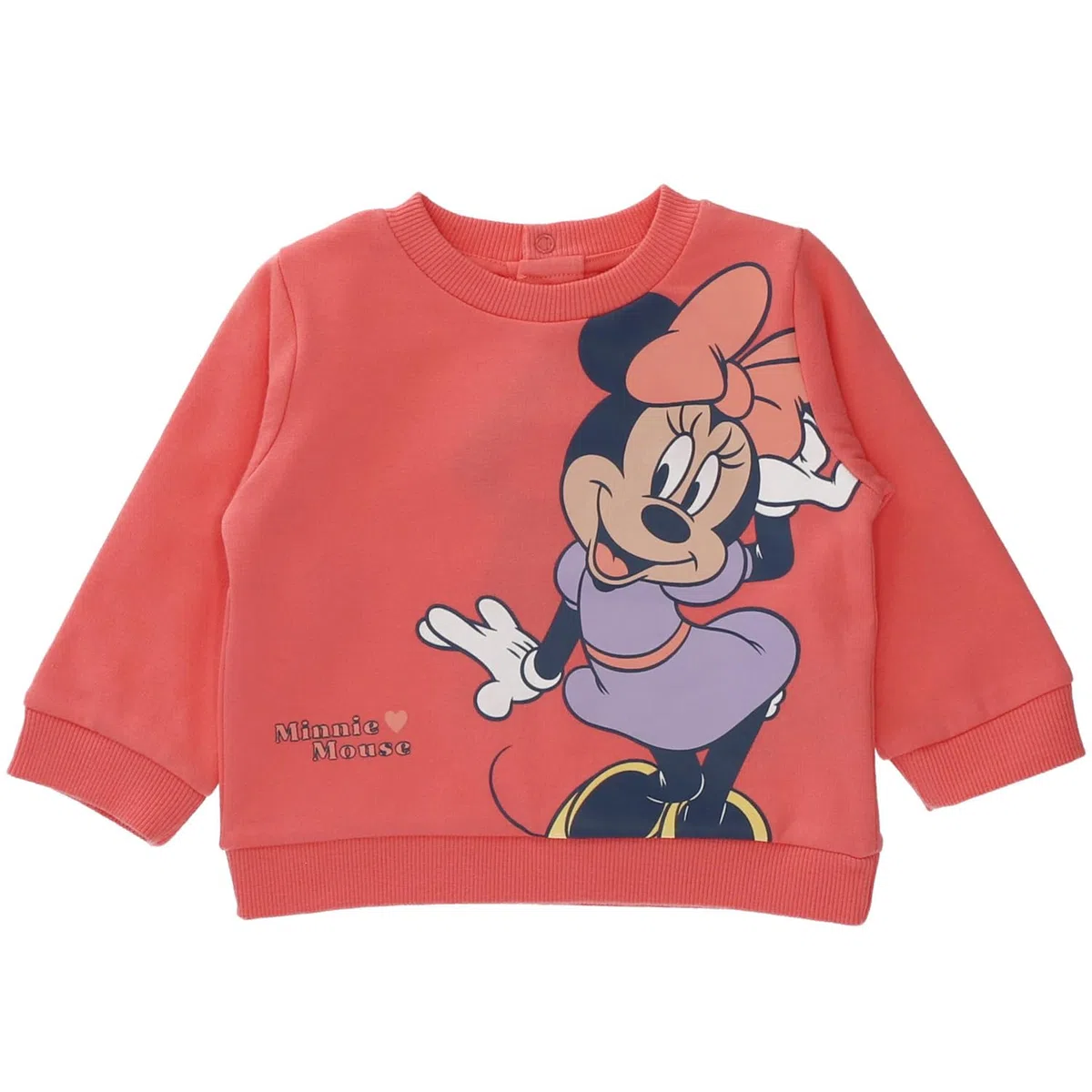 Disney - Sudadera de bebé con forro polar Disney Minnie 100% algodón, color rosa