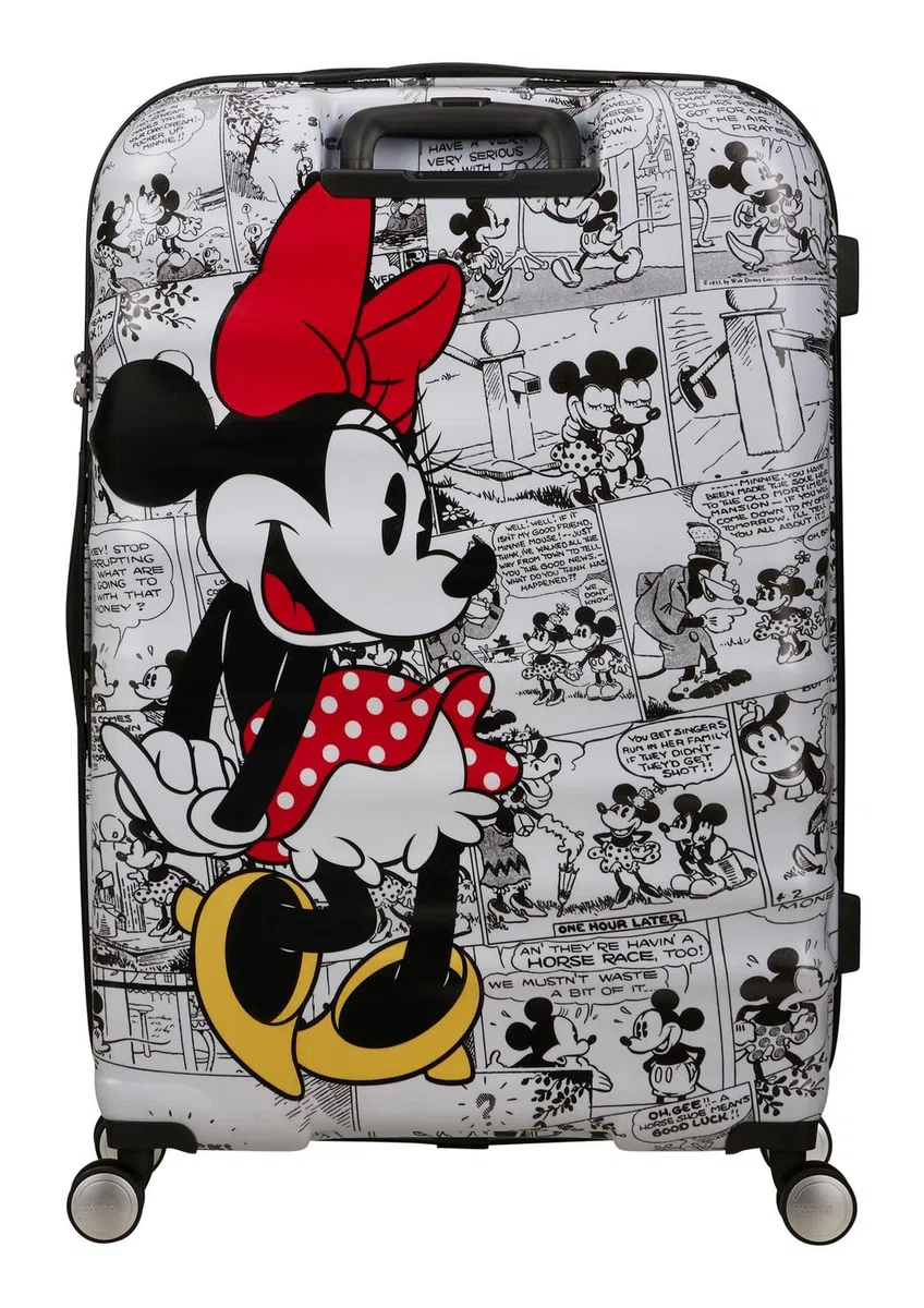 American Tourister Breakruptor de Onda FL - Spinner L, Maleta, 77 cm, 96 L, Multicolor (Minnie Comics White)