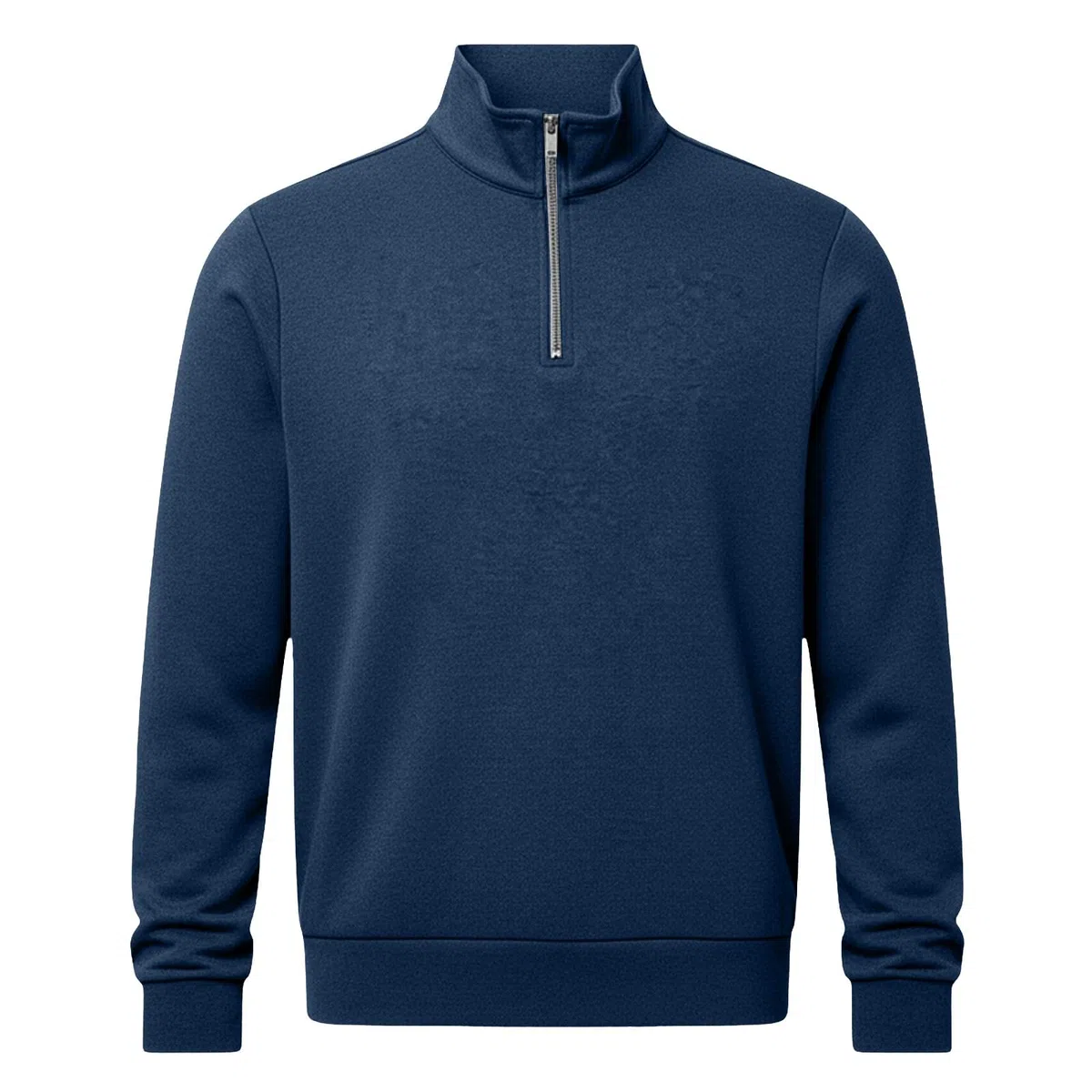 Jersey de punto para hombre, con media cremallera, cuello alto, cremallera de 1/4, para golf, ajuste delgado, suéter de invierno, cálido, de manga larga, cuello alto, suave, regular inteligente