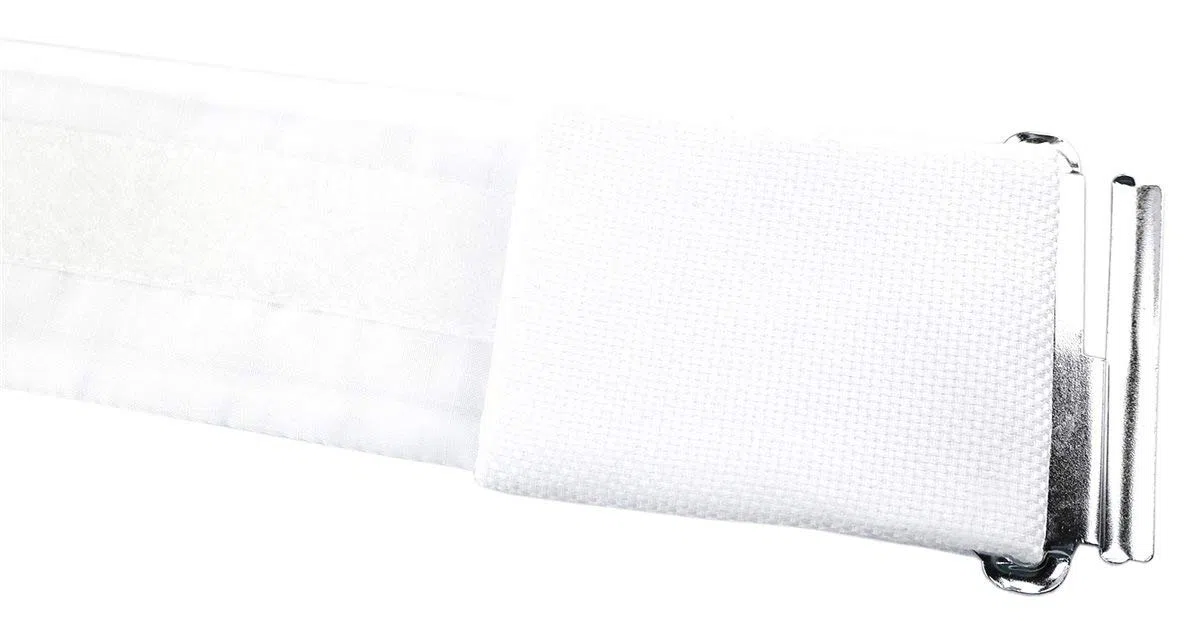 TigerTie - Faja para hombre de piqué en un solo estampado. Blanco Talla única