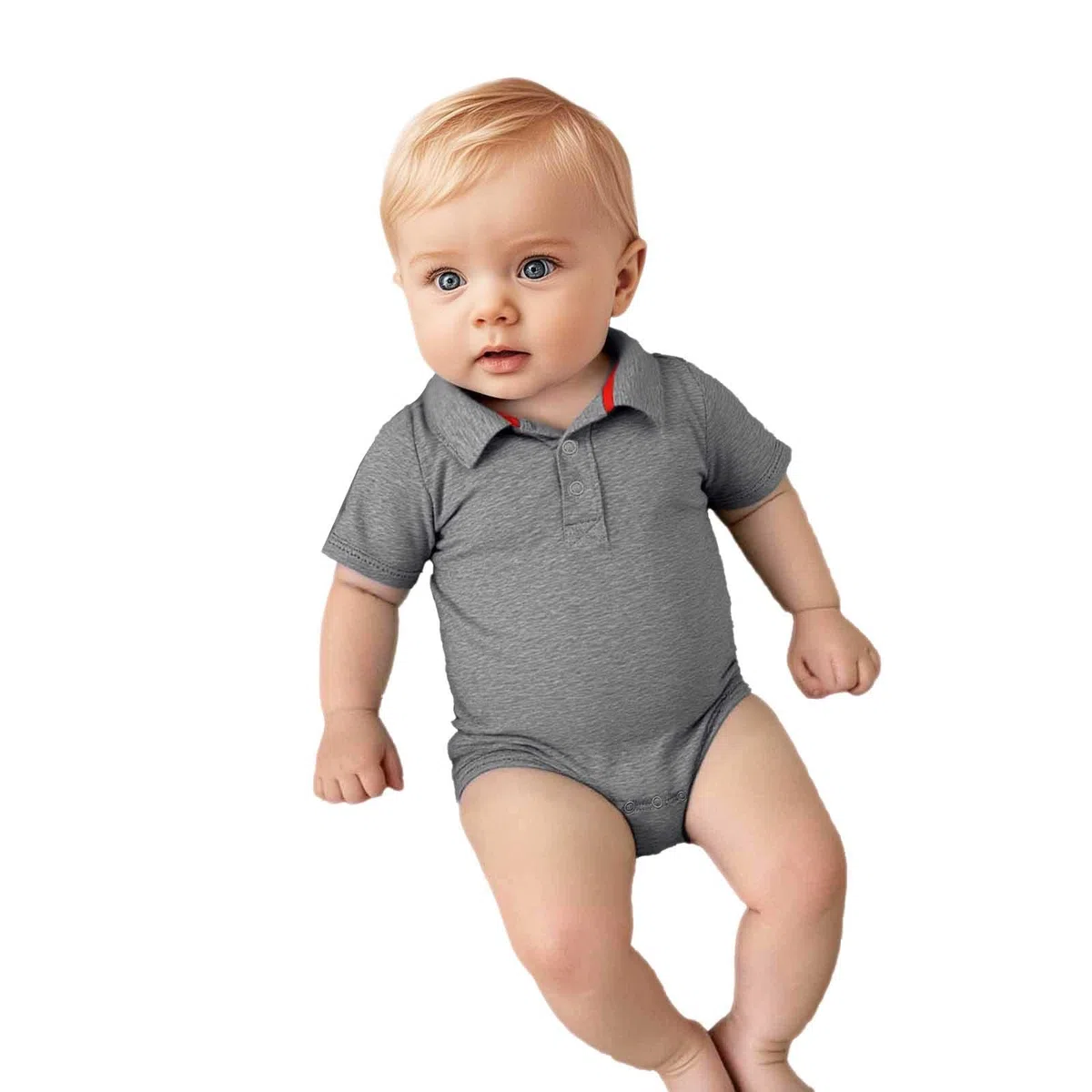 Generisch Pelele de manga corta para niños como elegante -Camisas Ropa de bebé Ropa de bebé de algodón suave para recién nacidos