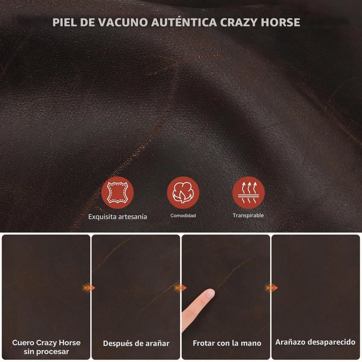 VINBAGGE Caja de Reloj, Estuche Enrollable de 3 Piezas Cuero,Estuche de Reloj Estuche de Reloj de Viaje Organizador Protector para Relojes de Pulsera