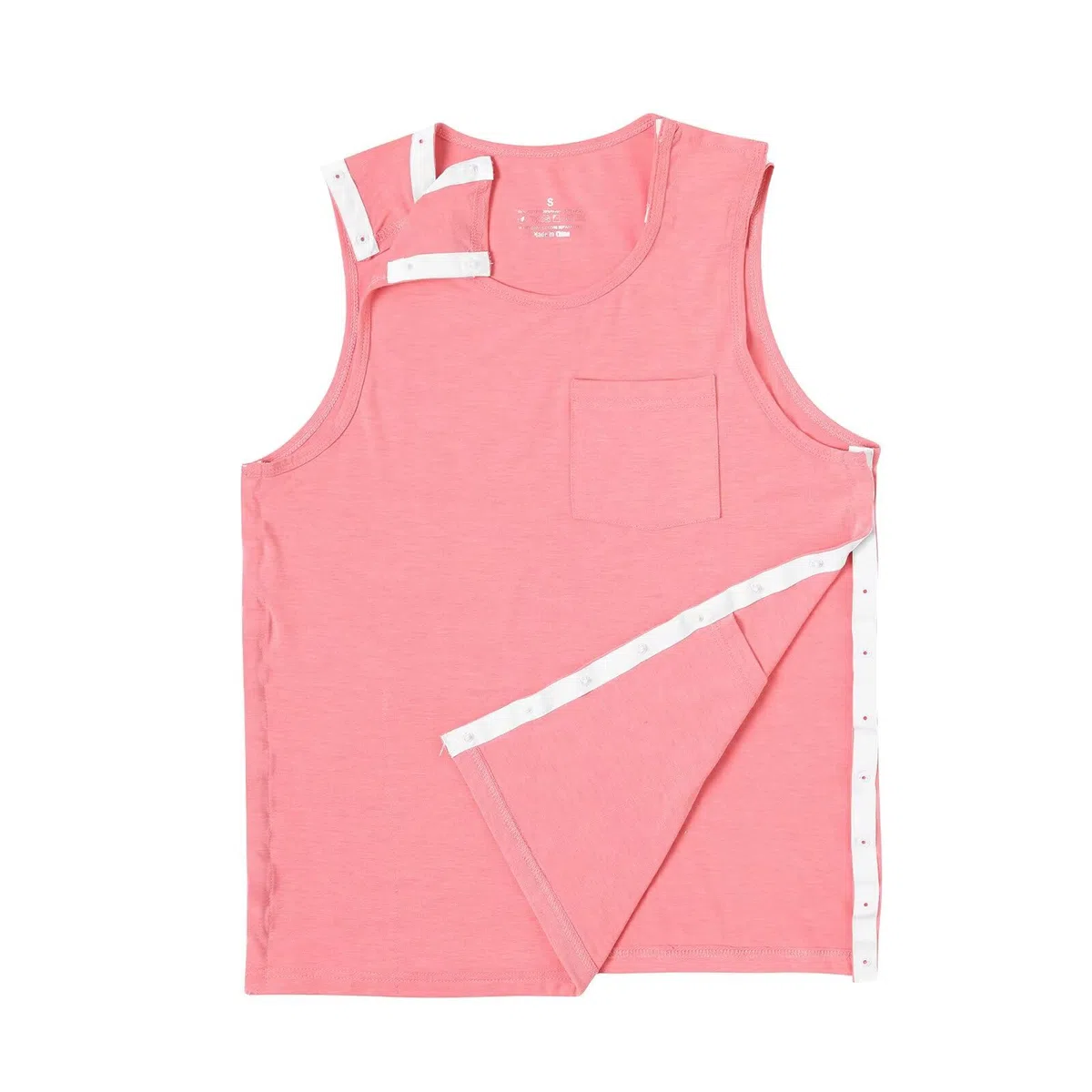 Landofgenie Camiseta Médica para Mujer con Botones – Ropa Postoperatoria para Hombro/Quimioterapia – Camiseta de Apertura Rápida