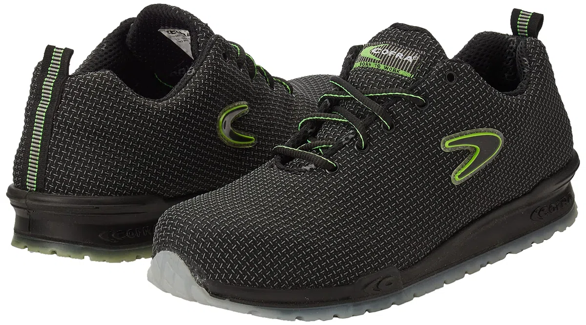 COFRA. Zapato bajo negro de seguridad Monti S3 SRC diferentes tallas, Negro, 43 EU