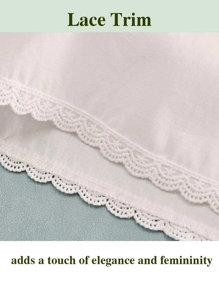 BEAUTELICATE Victoriana Algodón Pantalones de Pijama Bloomers Mujer Lolita de Encaje 2 Longitudes