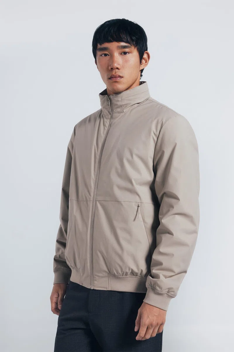 SPRINGFIELD Smart Puffed Funnel Technical Jacket With Hidden Hoodie On Neck. Chaqueta Abolojada Hombre
