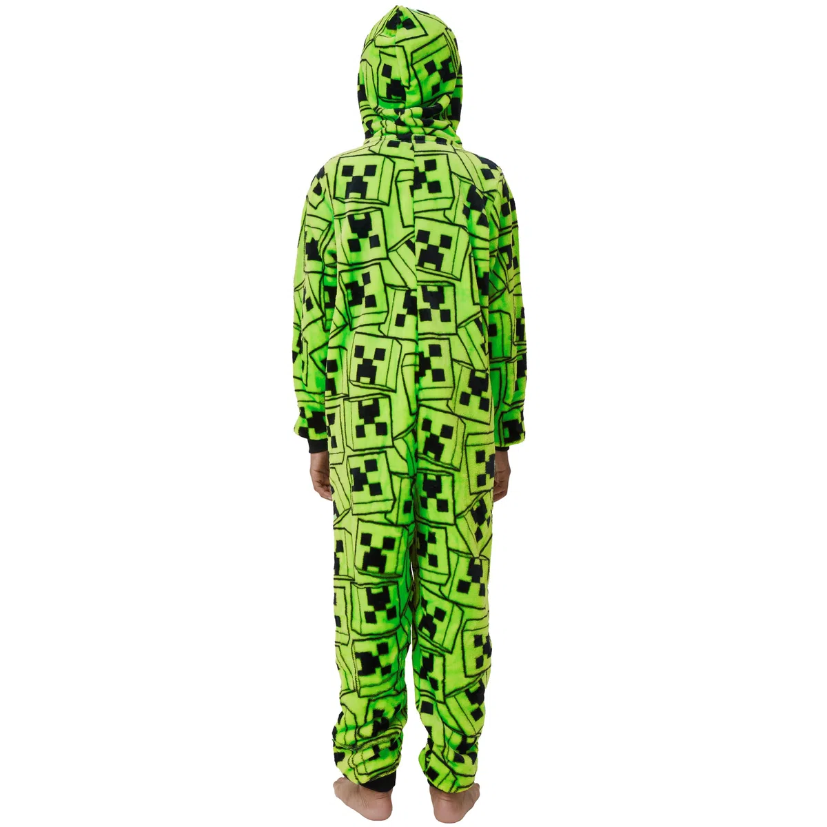 Minecraft Pijama Mono, Pijama Niño Creeper, Pijamas Invierno Niño Polar