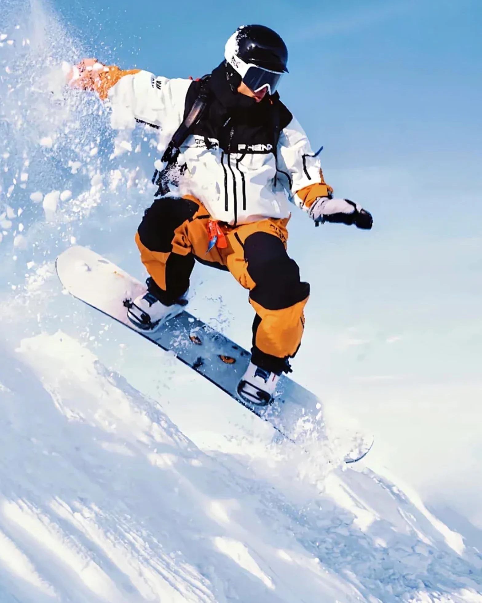 OutdoorMaster 2 Pares Calcetines de Esquí para Mujer, Calcetines de Térmico Invierno Snowboarding Transpirables para Deportes al Aire Libre con Diseño OTC/Puño Antideslizante