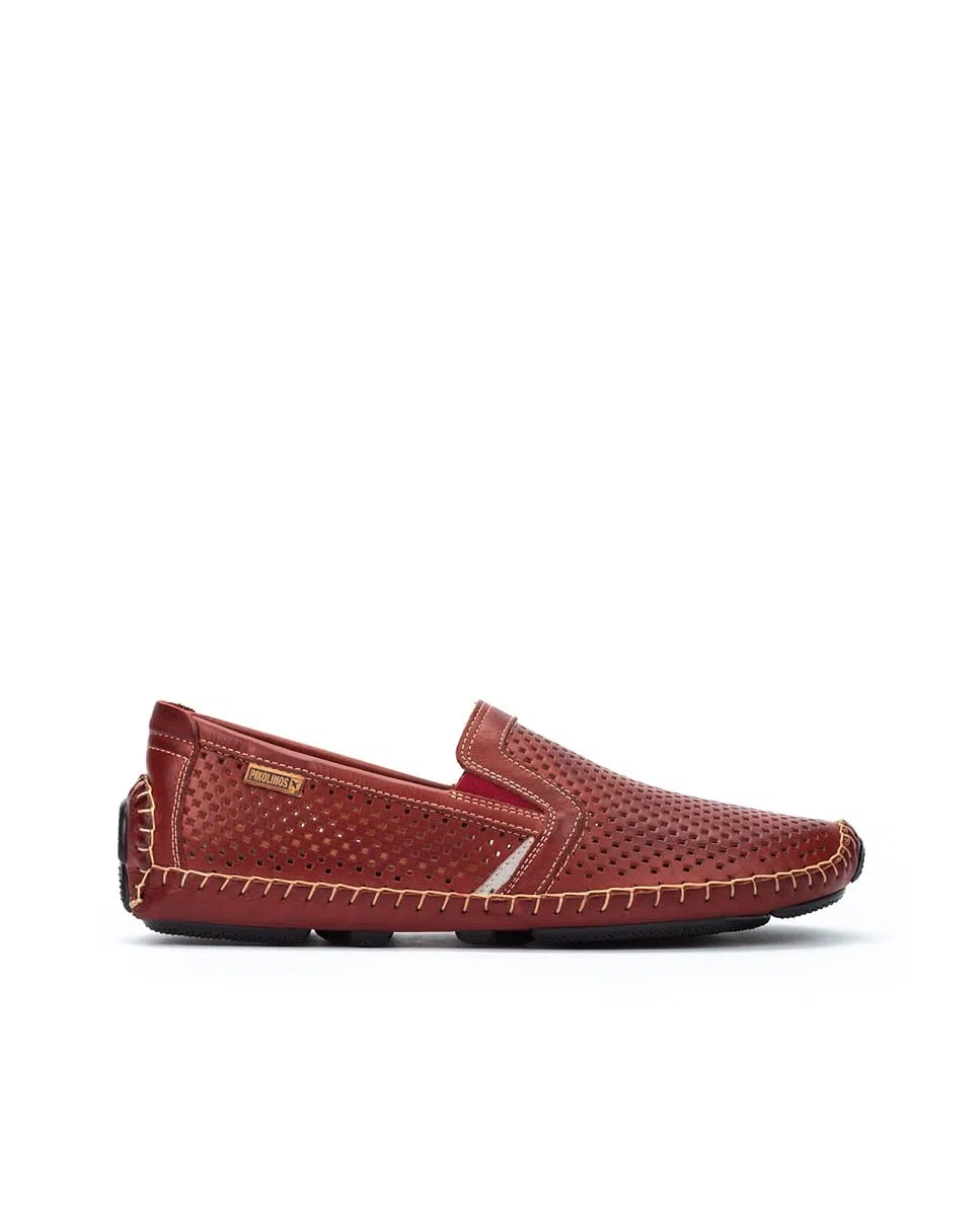 Pikolinos Mocasines en Cuero Jerez para Caballero