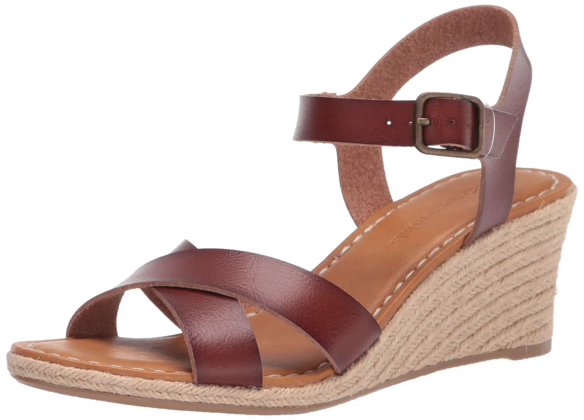 Amazon Essentials Mujer Sandalia Tipo Alpargata con Cuña