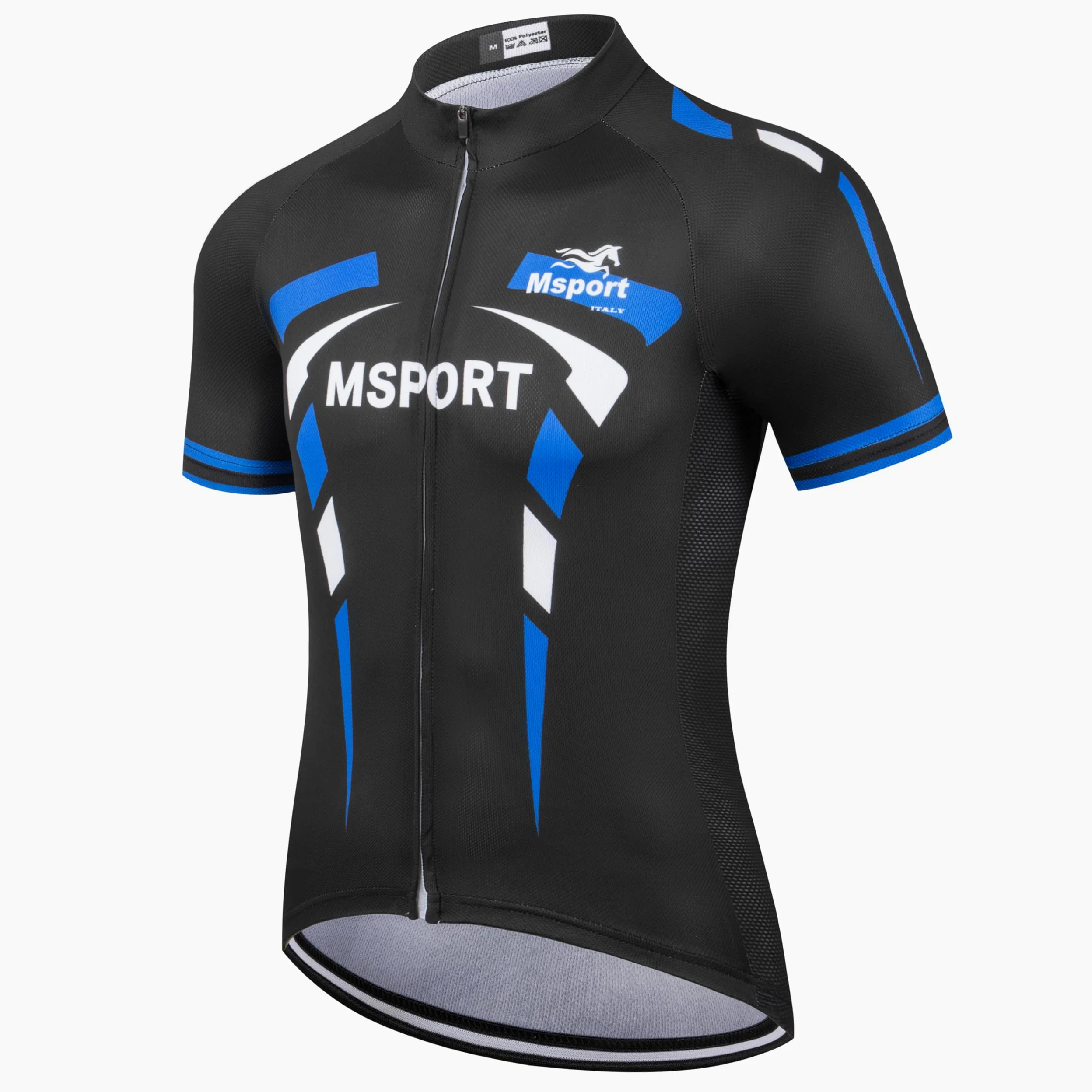 Ropa de ciclismo, Juego completo de ropa de ciclismo camiseta + peto con pantalones cortos, Mod.02n, XXL