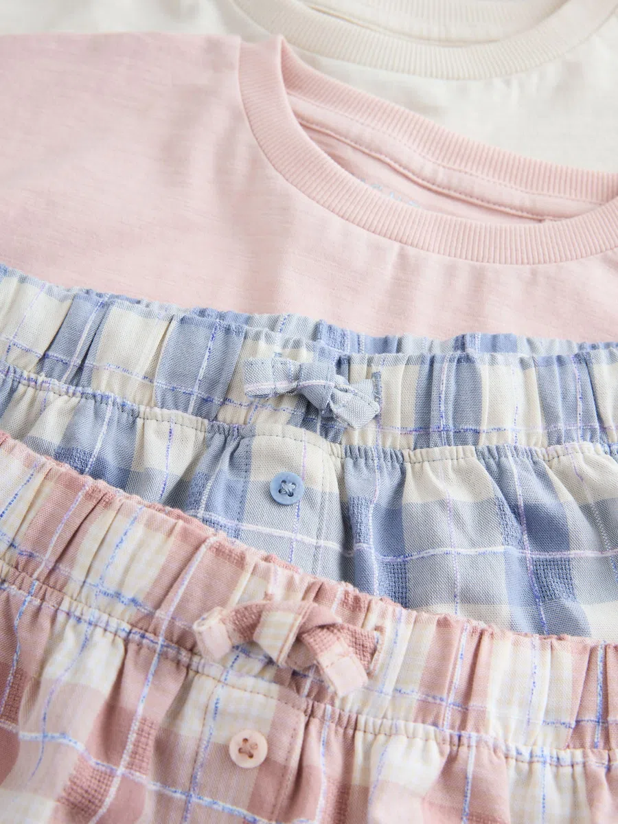 NEXT Niñas Pack de 2 Pijamas de pantalón Tejido