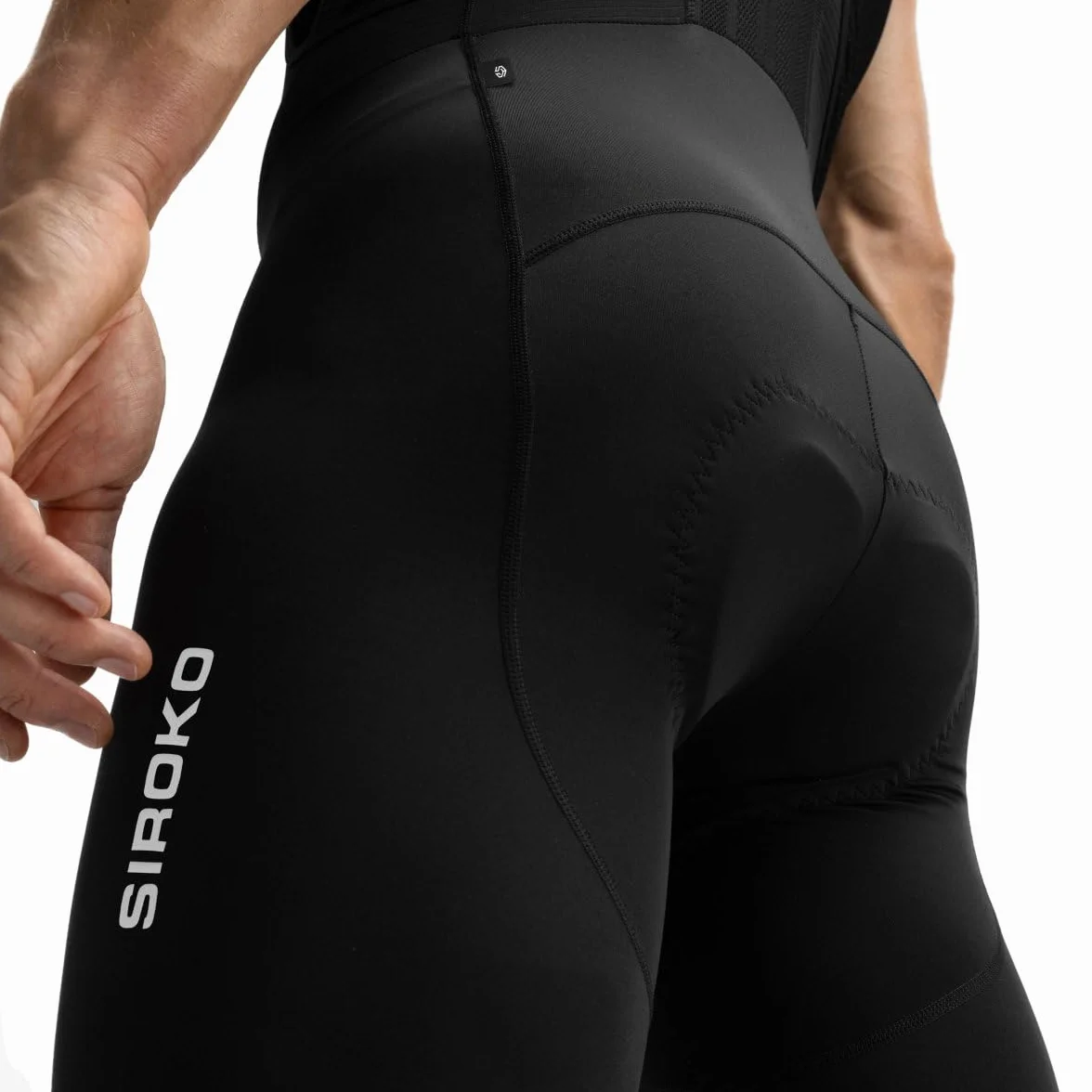 SIROKO - Culotte Ciclismo Flandrien - M - Negro