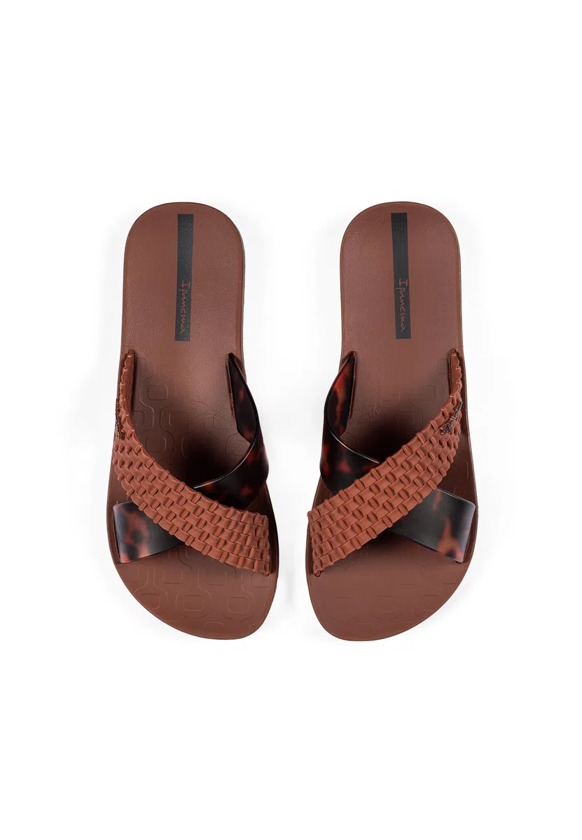 Ipanema SENSE Slide Fem – Chanclas de baño para mujer – Correa llamativa con patrón