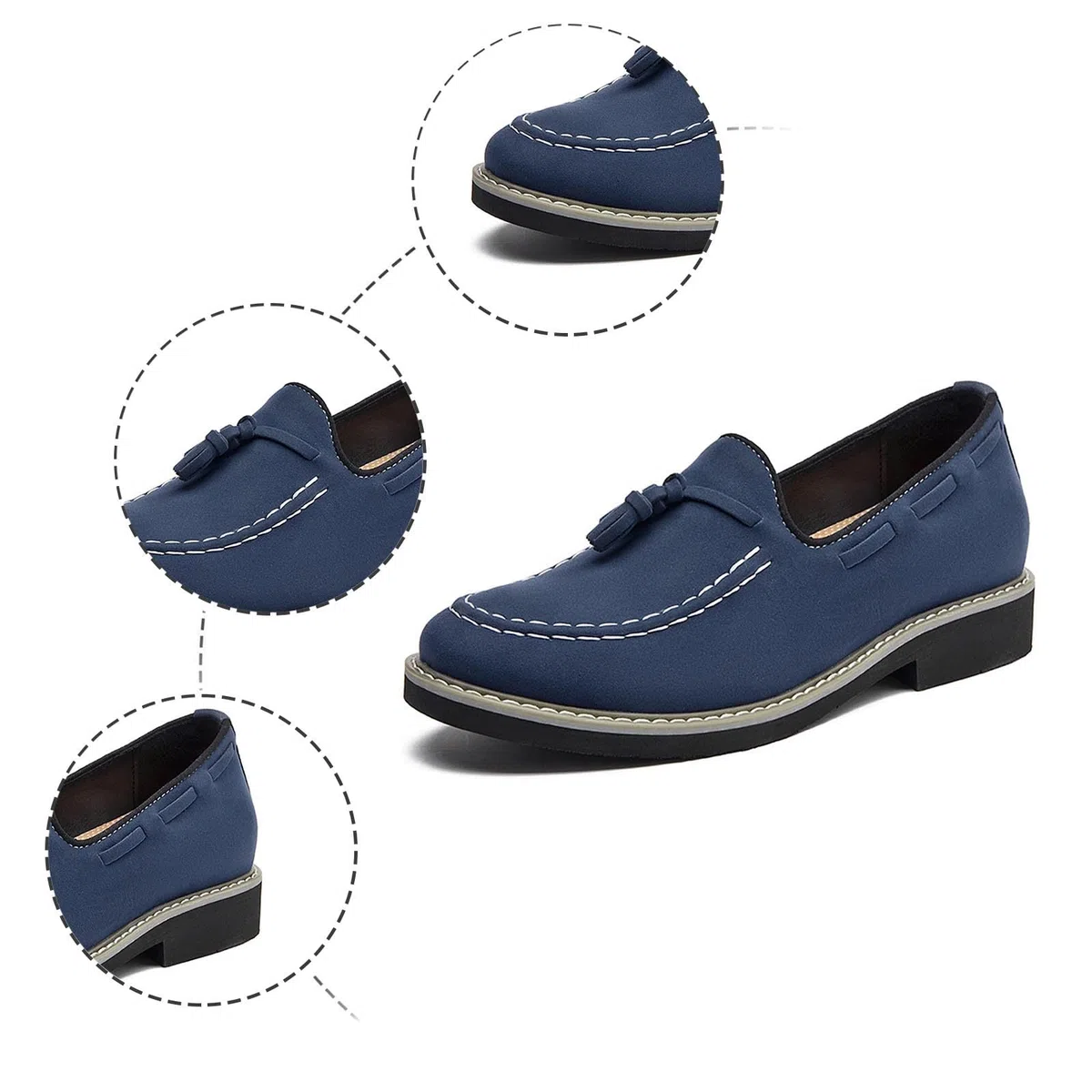 Mocasines para hombre negro terciopelo mocasín borlas piel sintética mocasines vintage boda vestido zapatos de barco diseño tradicional zapatillas de diseño tradicional zapatos para hombre