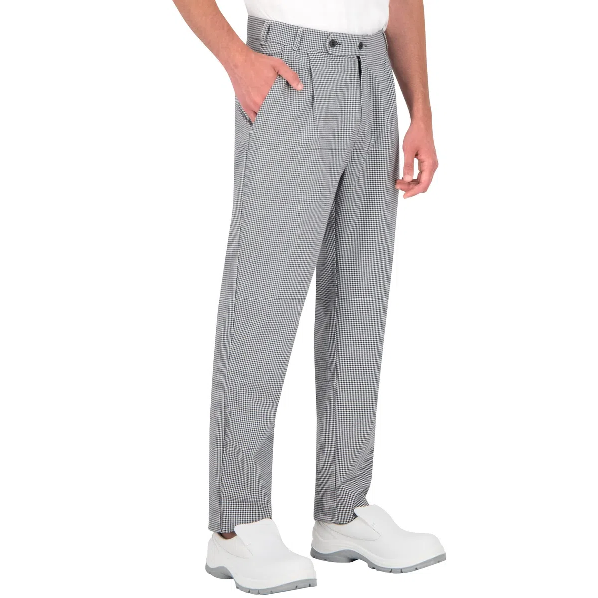 PALLTEX NAHM Pantalones de Cocinero para Hombre, 100% algodón, Pantalones de Cocinero para Hombre, Pantalones de Cocinero para Hombre, Pantalones de Panadero EN 13688