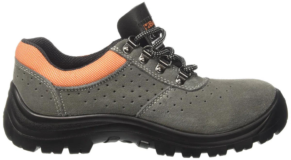 Beta - Beta & Ndash; Zapato B & Aacute;Sico de Ante Gris de Trabajo, 7246E S1P, N. 42