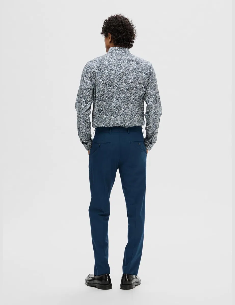 SELECTED HOMME Slhslim-Liam TRS Flex Noos - Pantalones de Traje Hombre